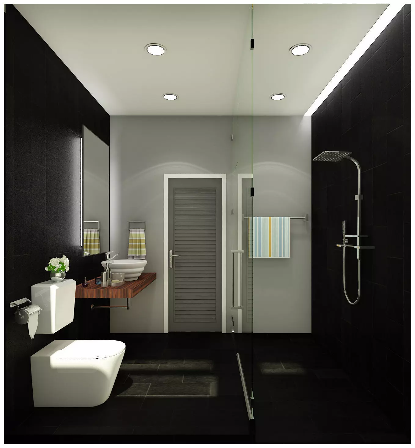 bathroom 2 designs 3D model_0