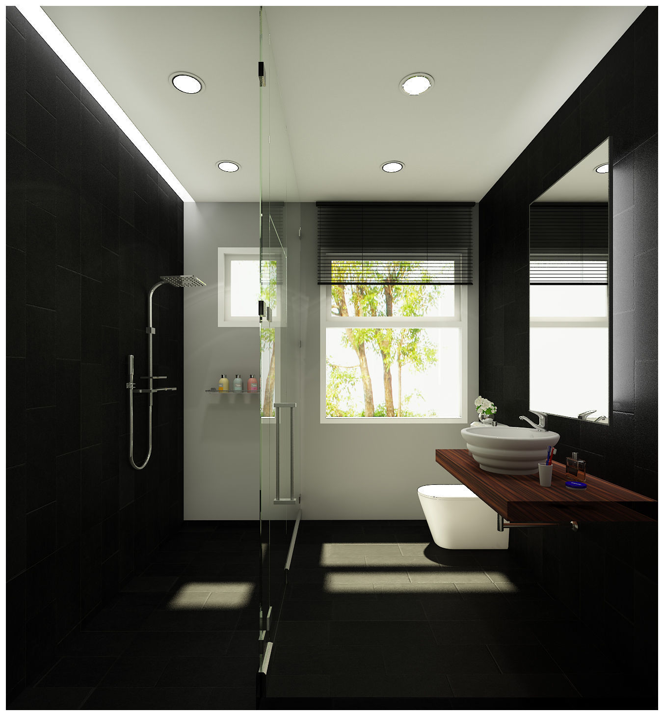 bathroom 2 designs 3D model_1