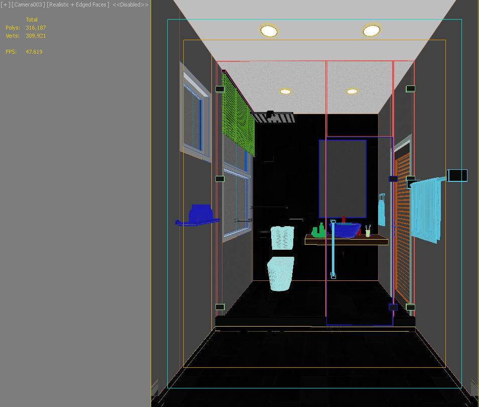bathroom 2 designs 3D model_5