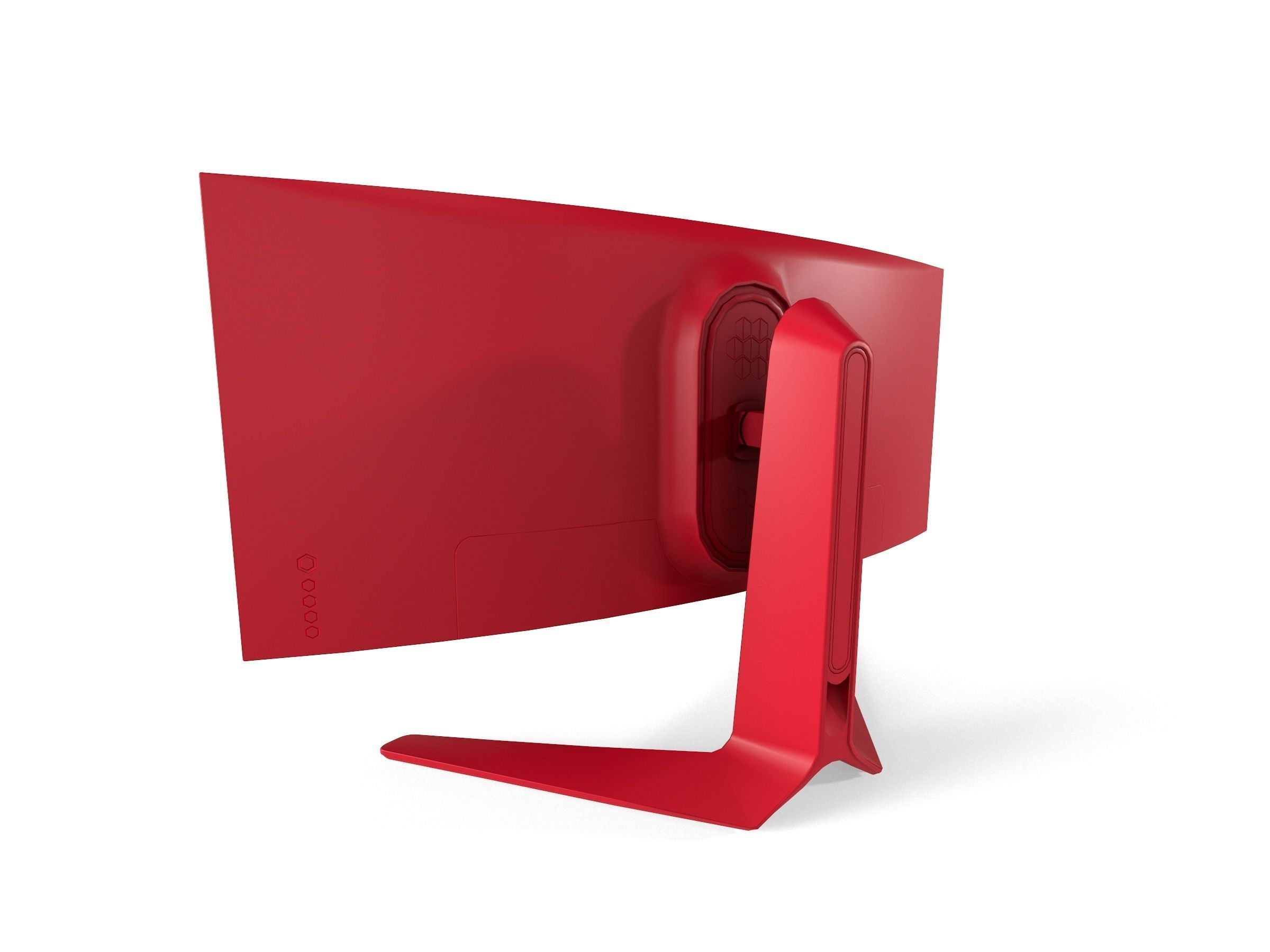 AlienWare AW3821DW Low-poly 3D model_10