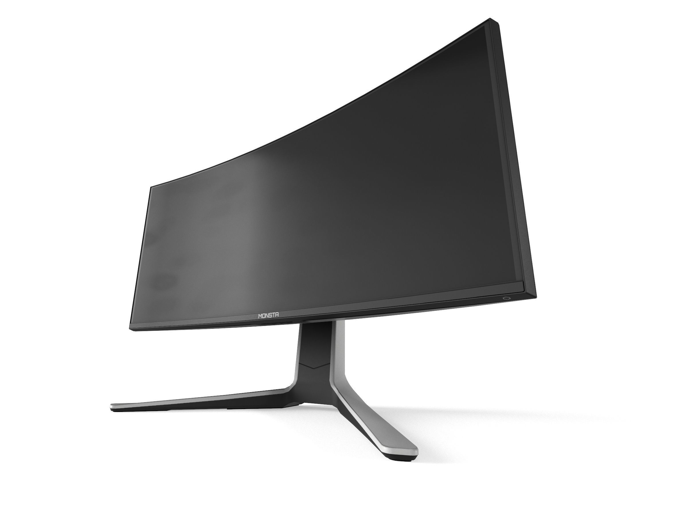 AlienWare AW3821DW Low-poly 3D model_1