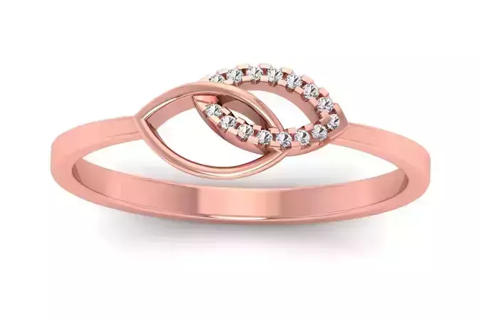 Solitaire Wedding Engagement Women Light Weight Rings 3D print model