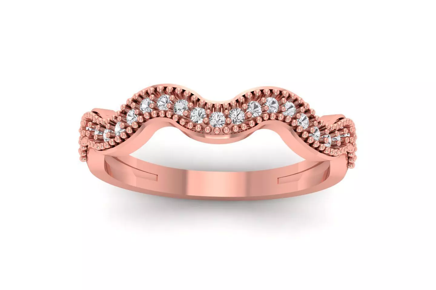 Solitaire Wedding Engagement Women Light Weight Rings 3D print model