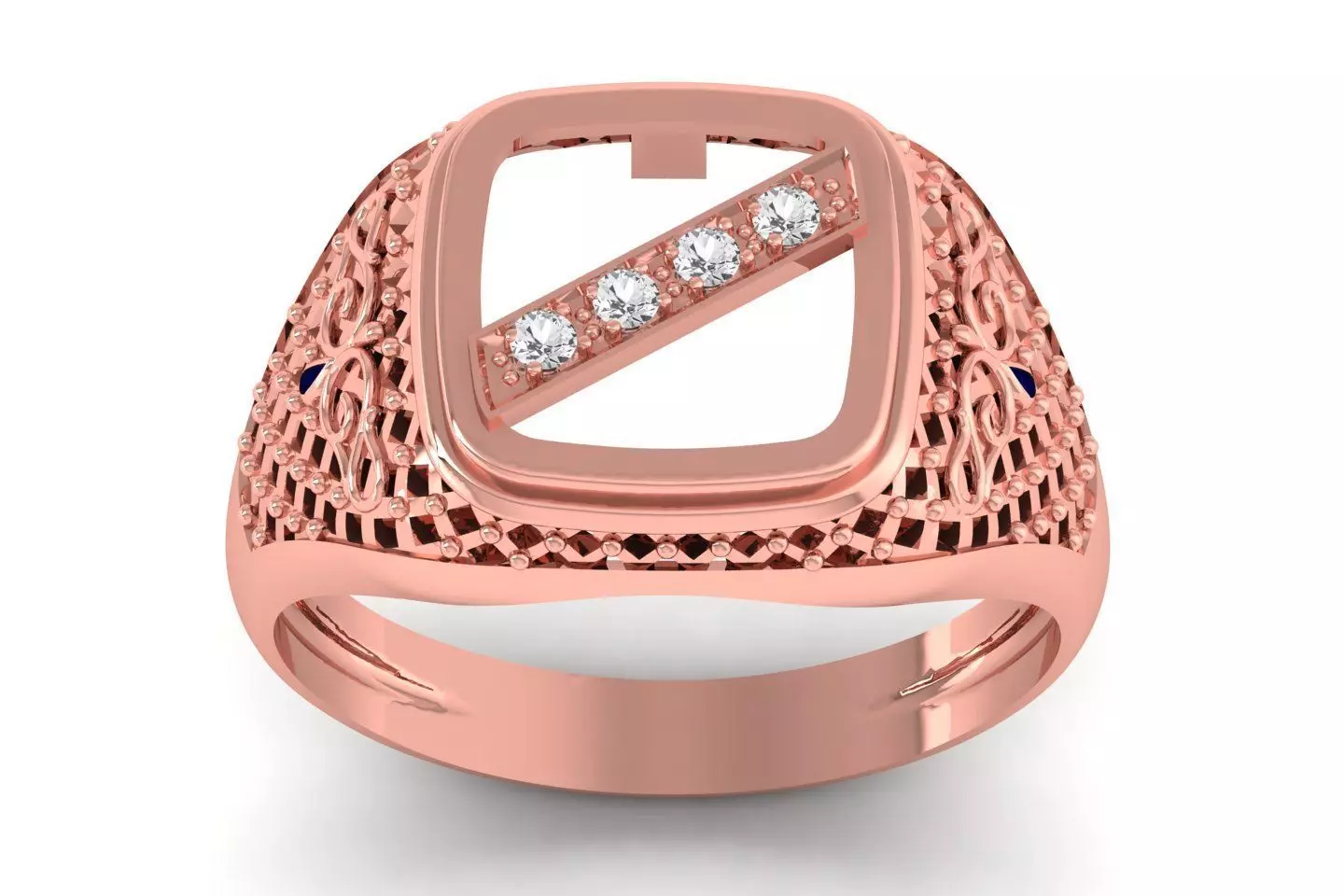 Solitaire Wedding Engagement Women Light Weight Rings 3D print model