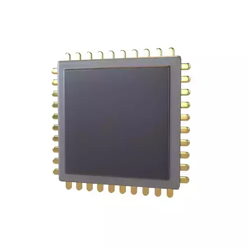 Chip Icon v1 003 Low-poly 3D model