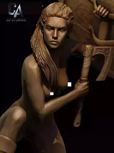 Lagertha NSFW 3D Print 3D print model