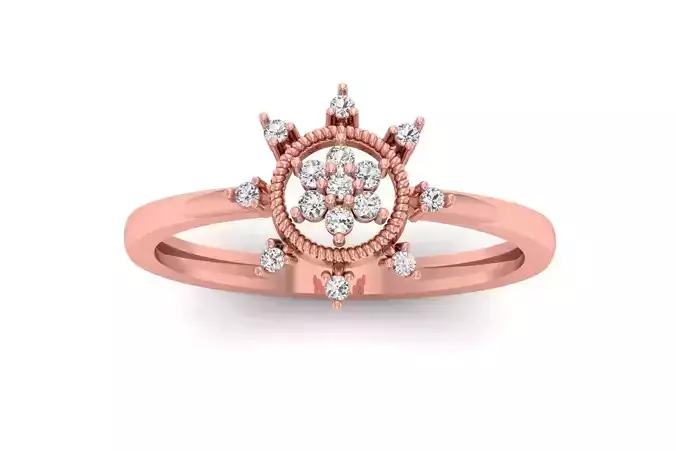 Solitaire Wedding Engagement Women Band Rings