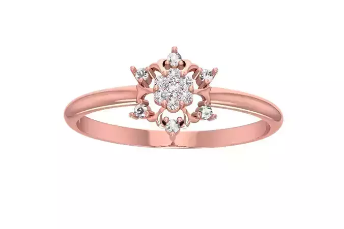 Solitaire Wedding Engagement Band Women Rings