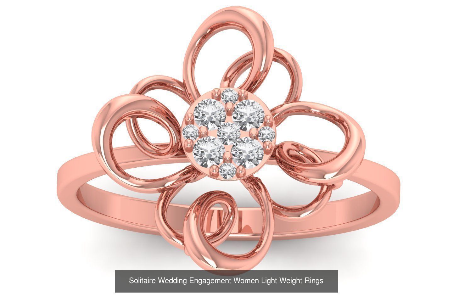 170 Wedding Engagement Women Light Weight Rings Collection _65