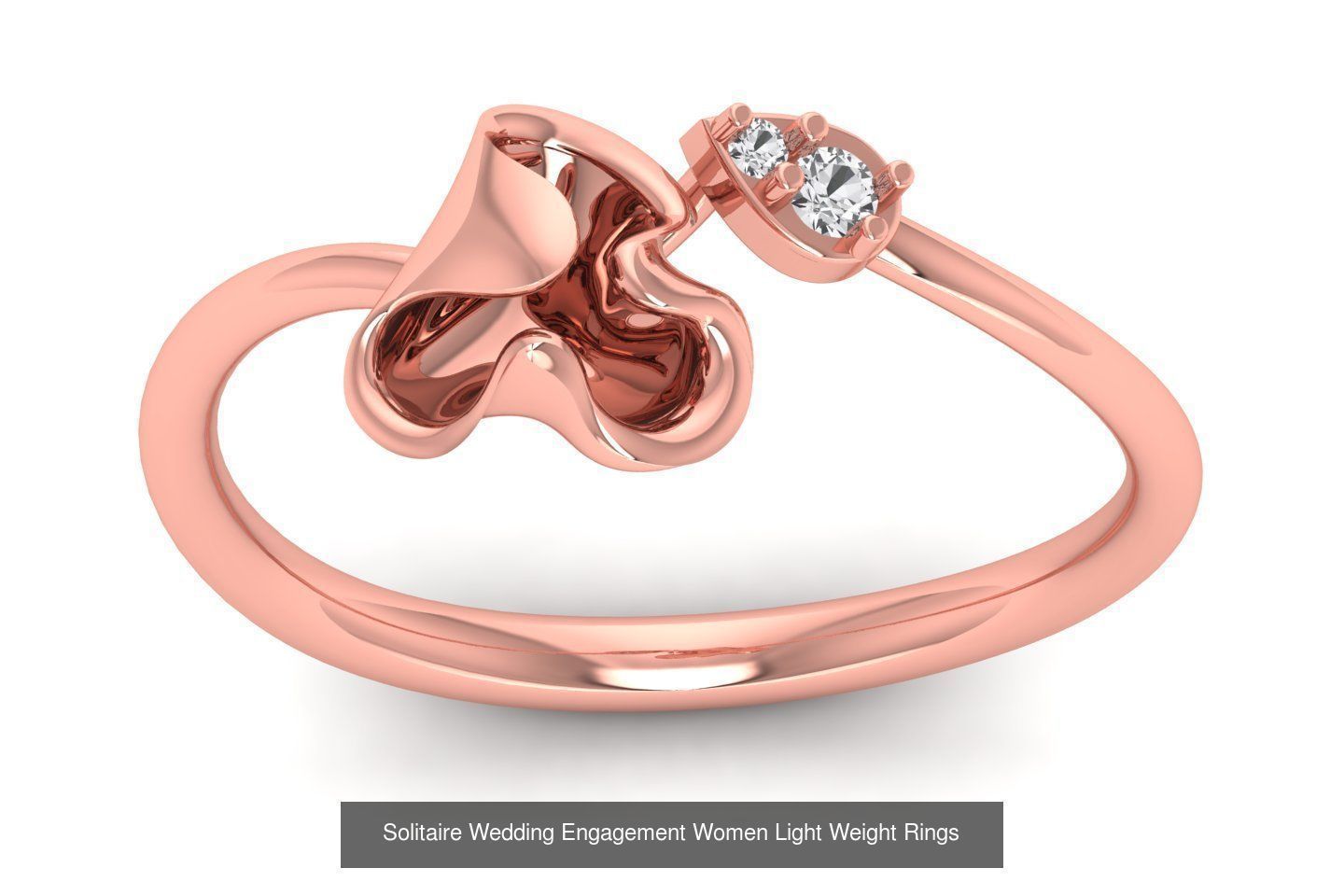 170 Wedding Engagement Women Light Weight Rings Collection _107