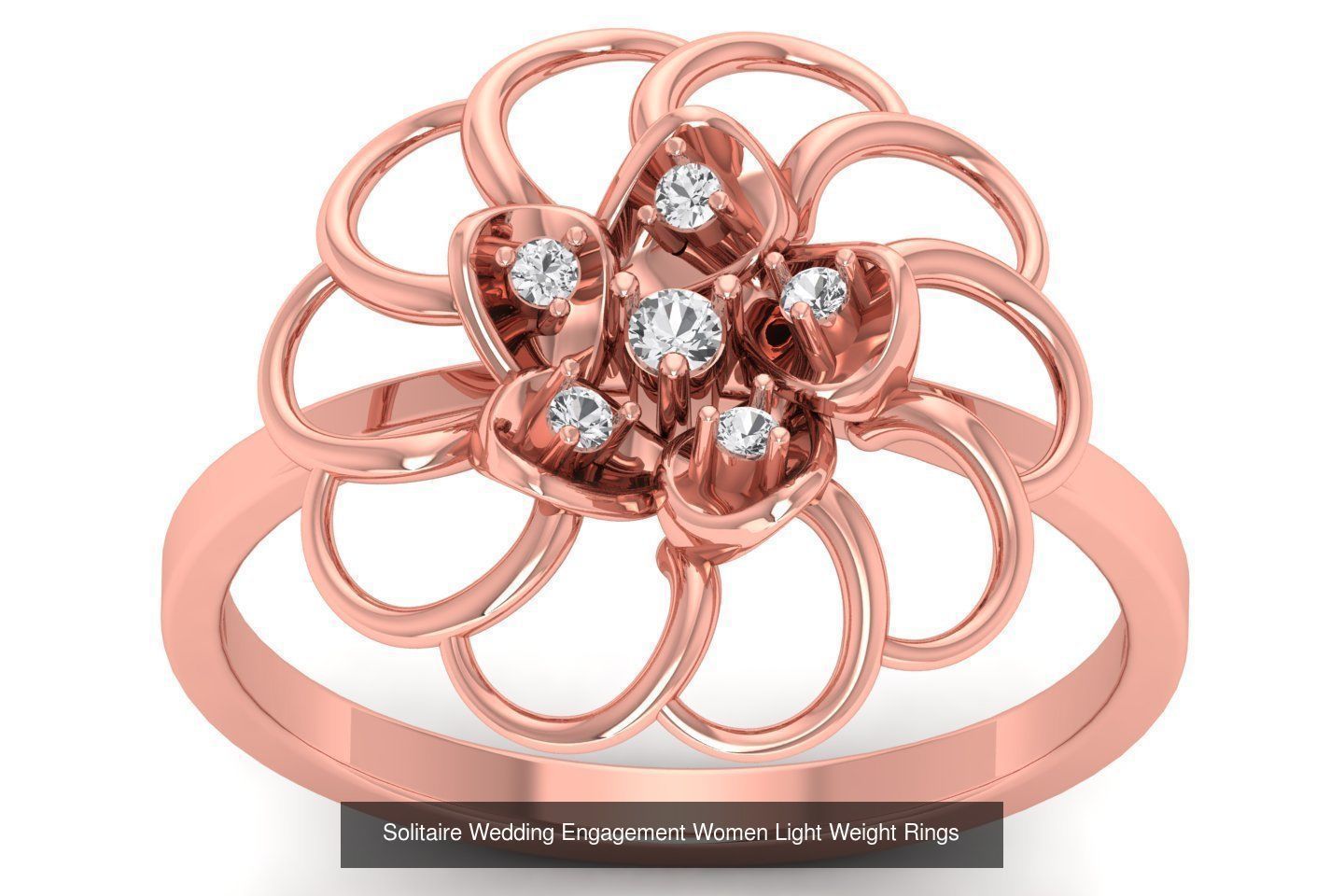 170 Wedding Engagement Women Light Weight Rings Collection _95
