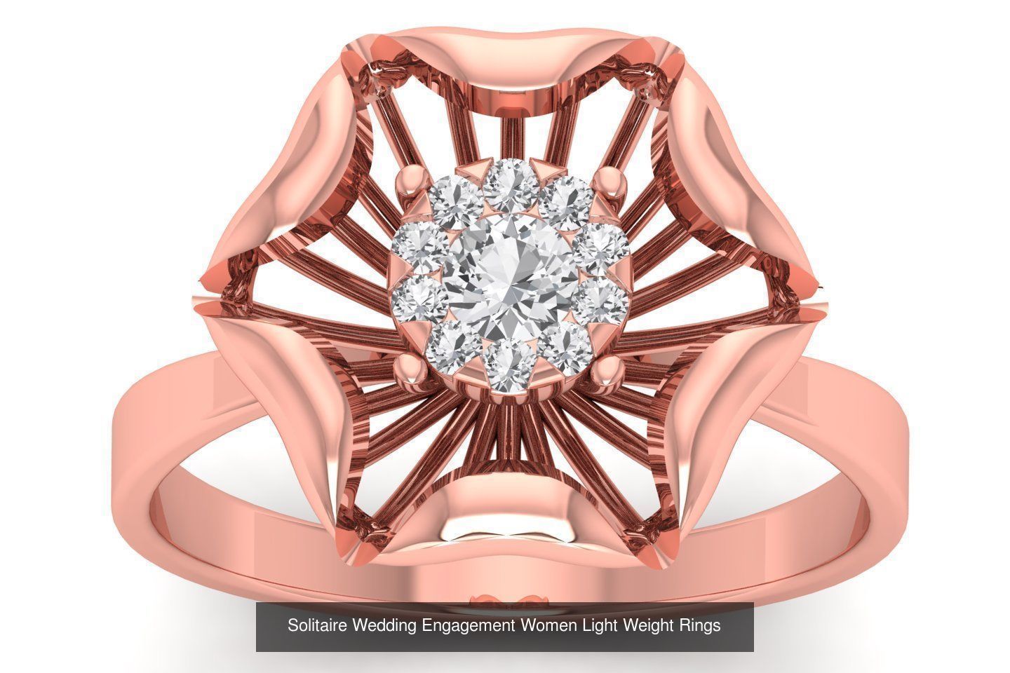 170 Wedding Engagement Women Light Weight Rings Collection _101