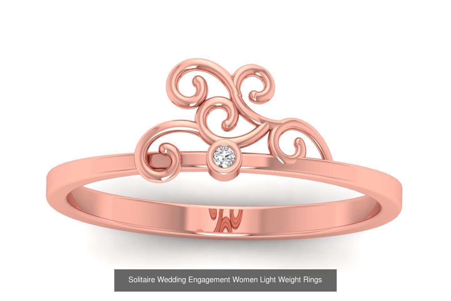 170 Wedding Engagement Women Light Weight Rings Collection _128
