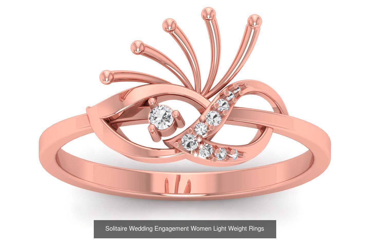 170 Wedding Engagement Women Light Weight Rings Collection _43