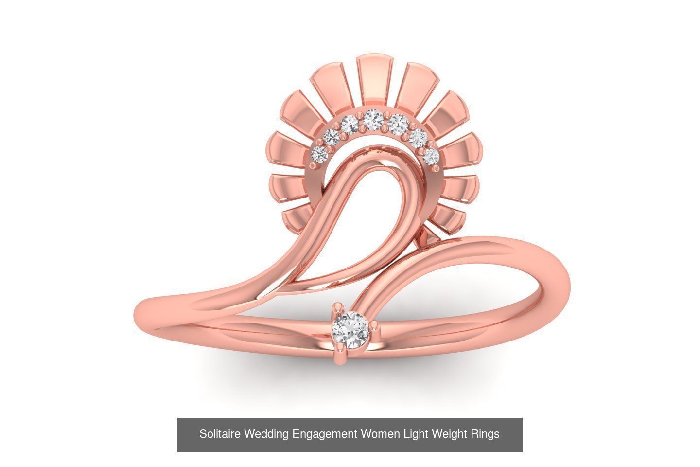 170 Wedding Engagement Women Light Weight Rings Collection _18
