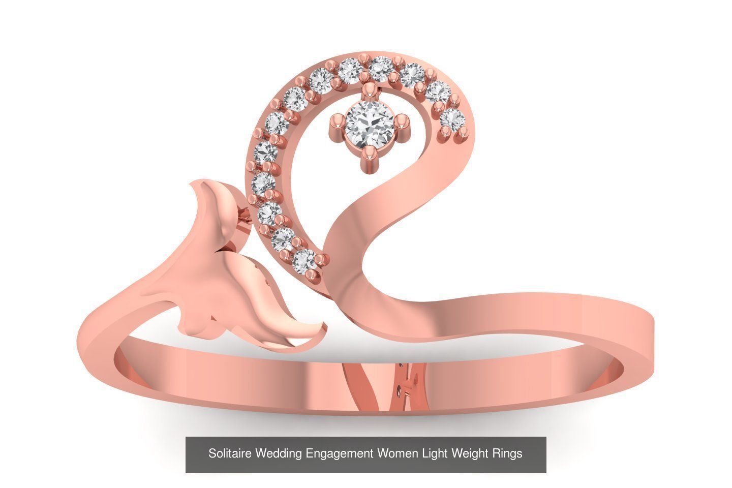 170 Wedding Engagement Women Light Weight Rings Collection _34