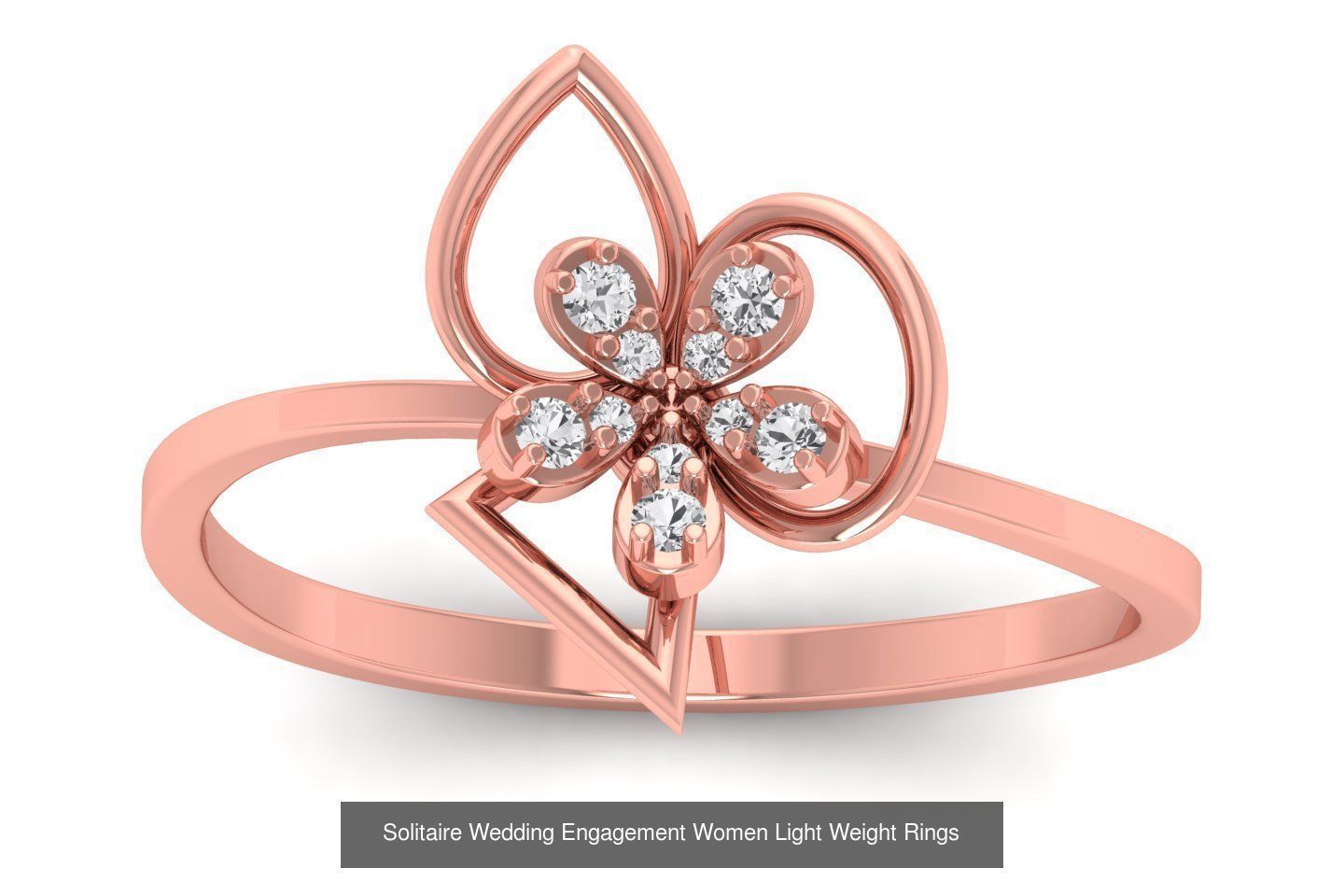 170 Wedding Engagement Women Light Weight Rings Collection _113