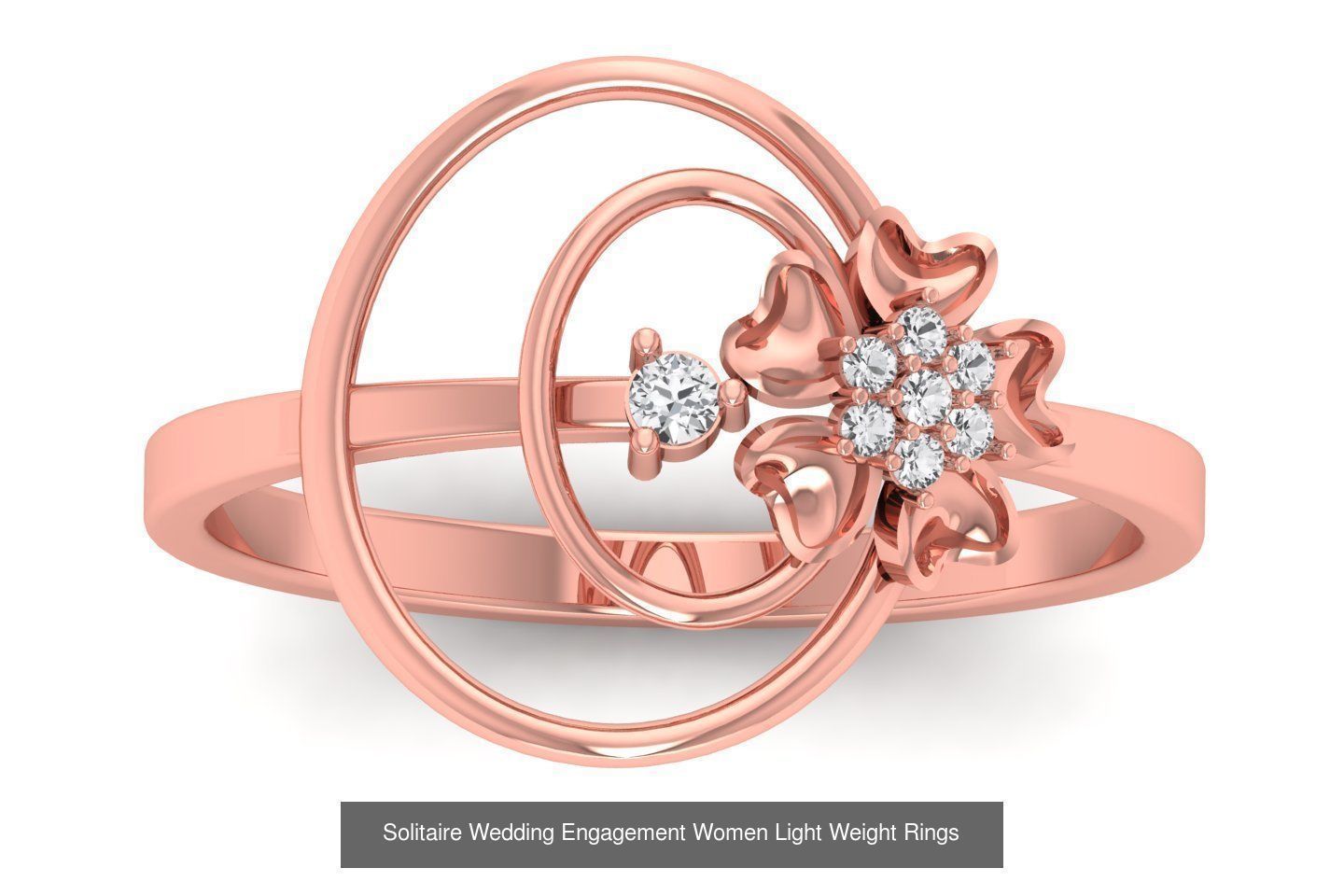 170 Wedding Engagement Women Light Weight Rings Collection _24