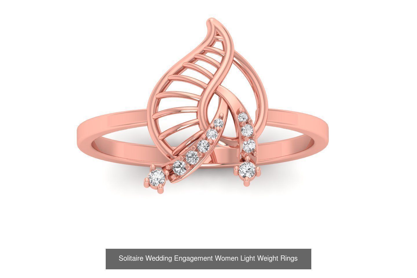 170 Wedding Engagement Women Light Weight Rings Collection _19