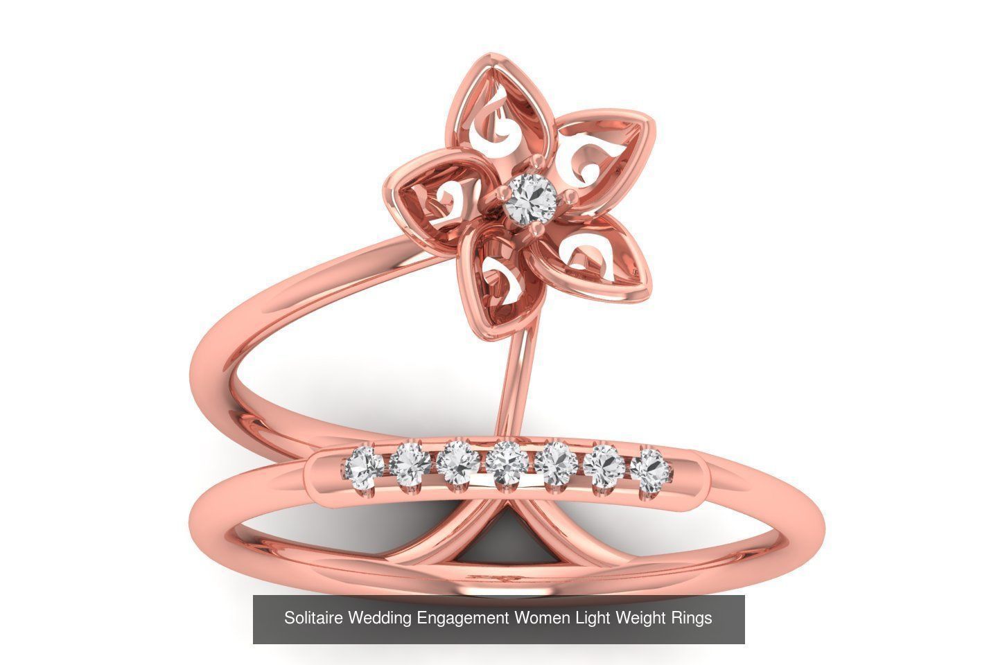170 Wedding Engagement Women Light Weight Rings Collection _110