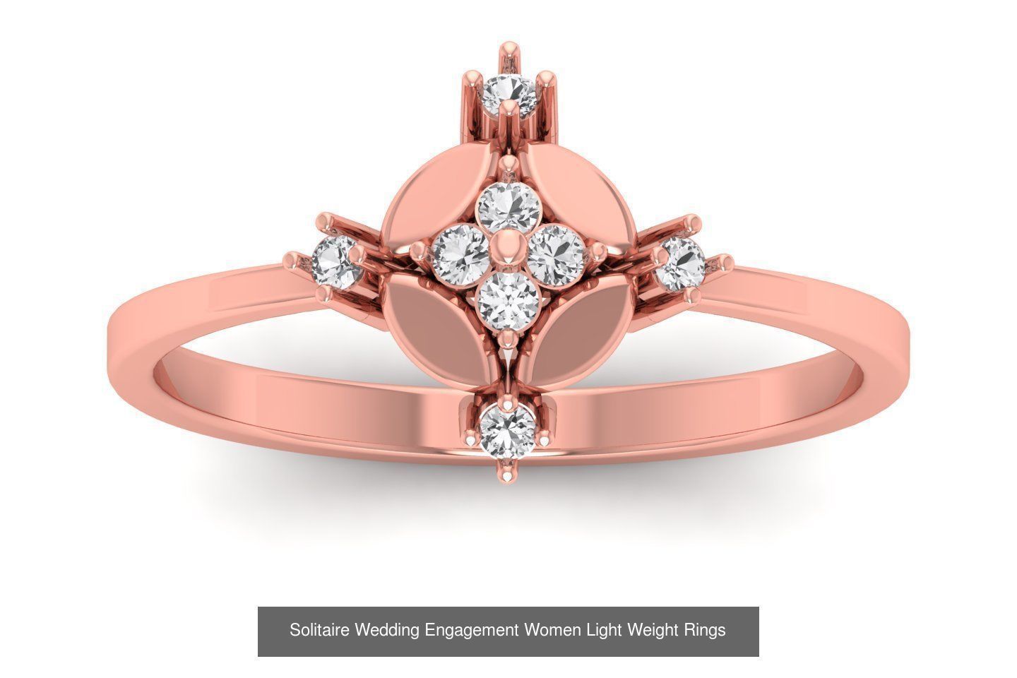 170 Wedding Engagement Women Light Weight Rings Collection _63