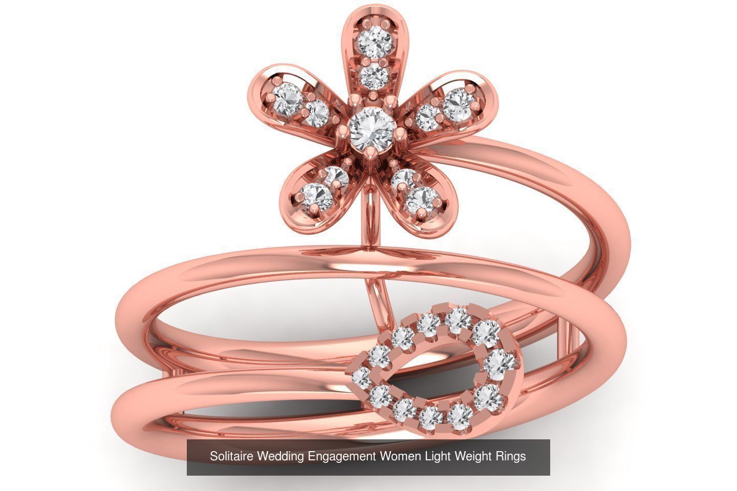 170 Wedding Engagement Women Light Weight Rings Collection _129