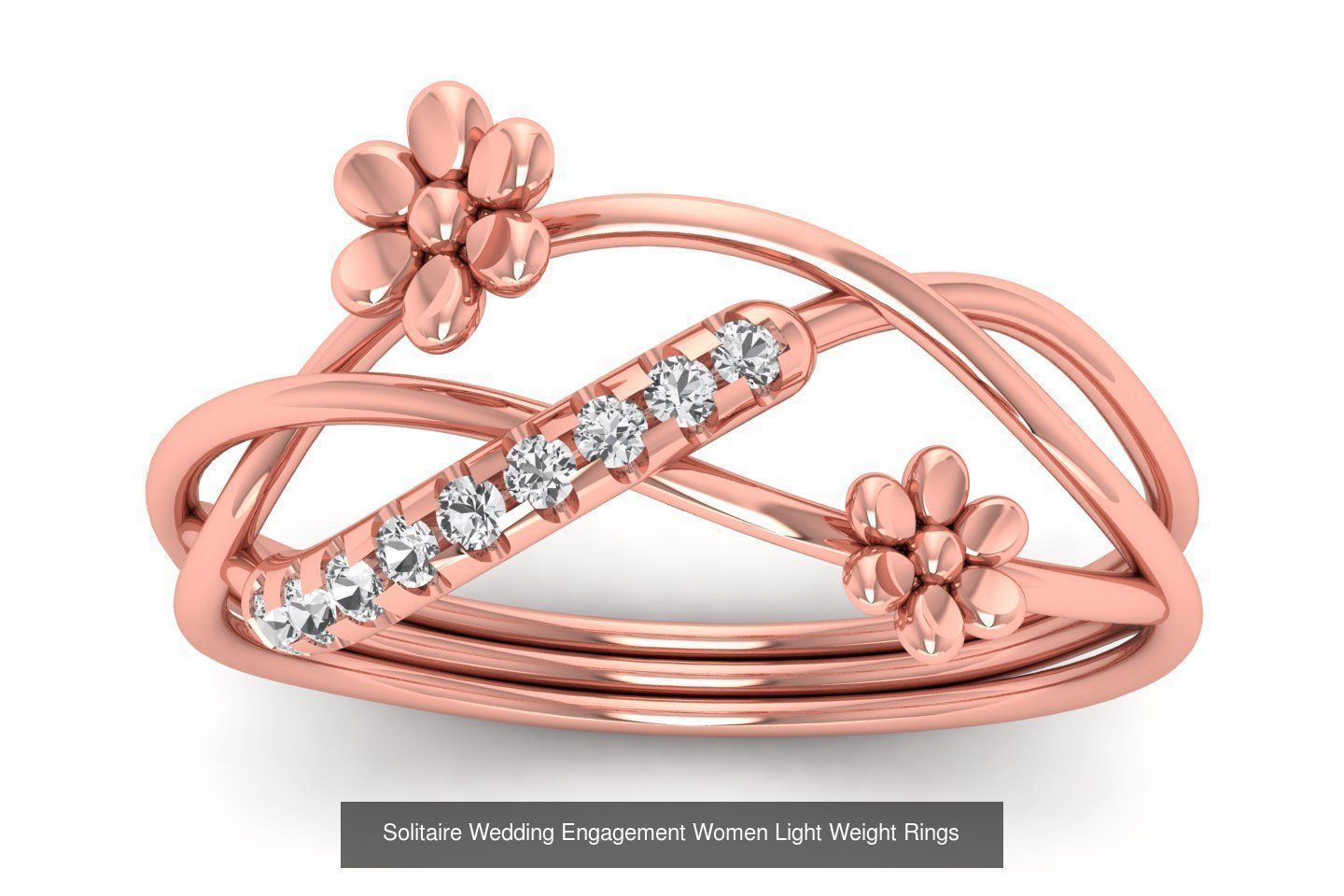 170 Wedding Engagement Women Light Weight Rings Collection _105