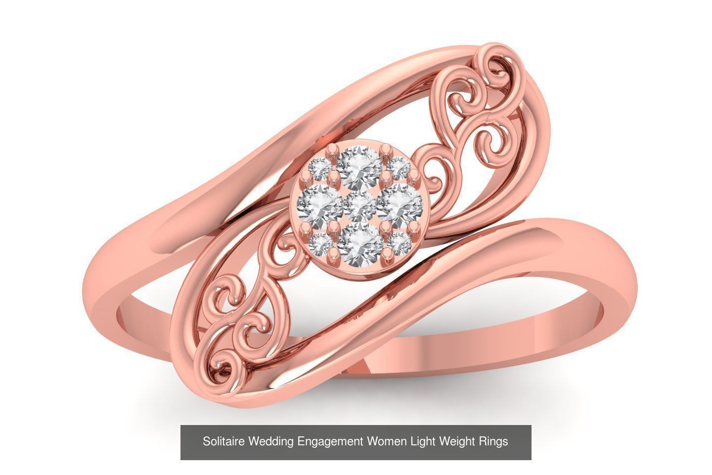 170 Wedding Engagement Women Light Weight Rings Collection _144
