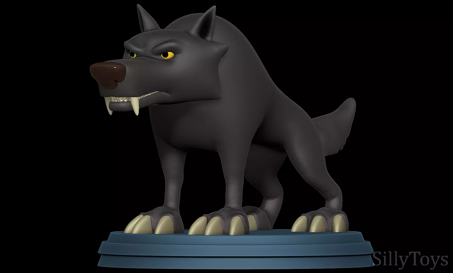 Black Wolf -  Niko and the Way to the Stars 3D print model_0