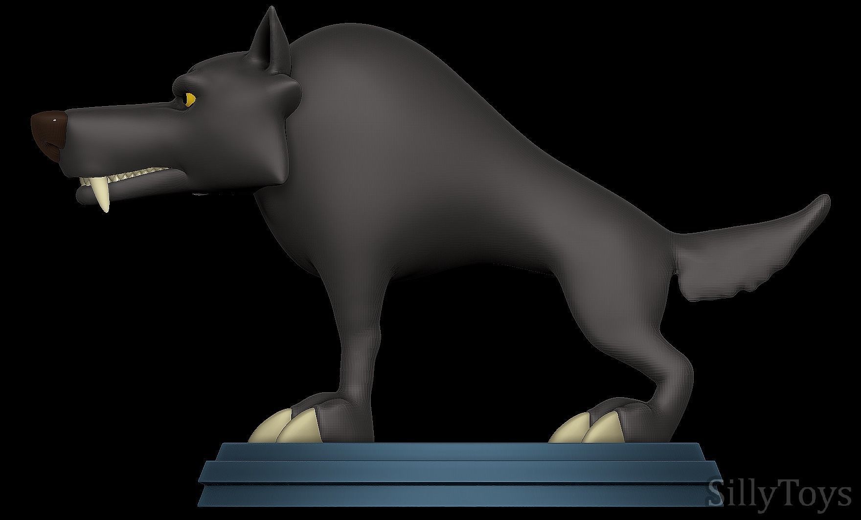 Black Wolf -  Niko and the Way to the Stars 3D print model_1