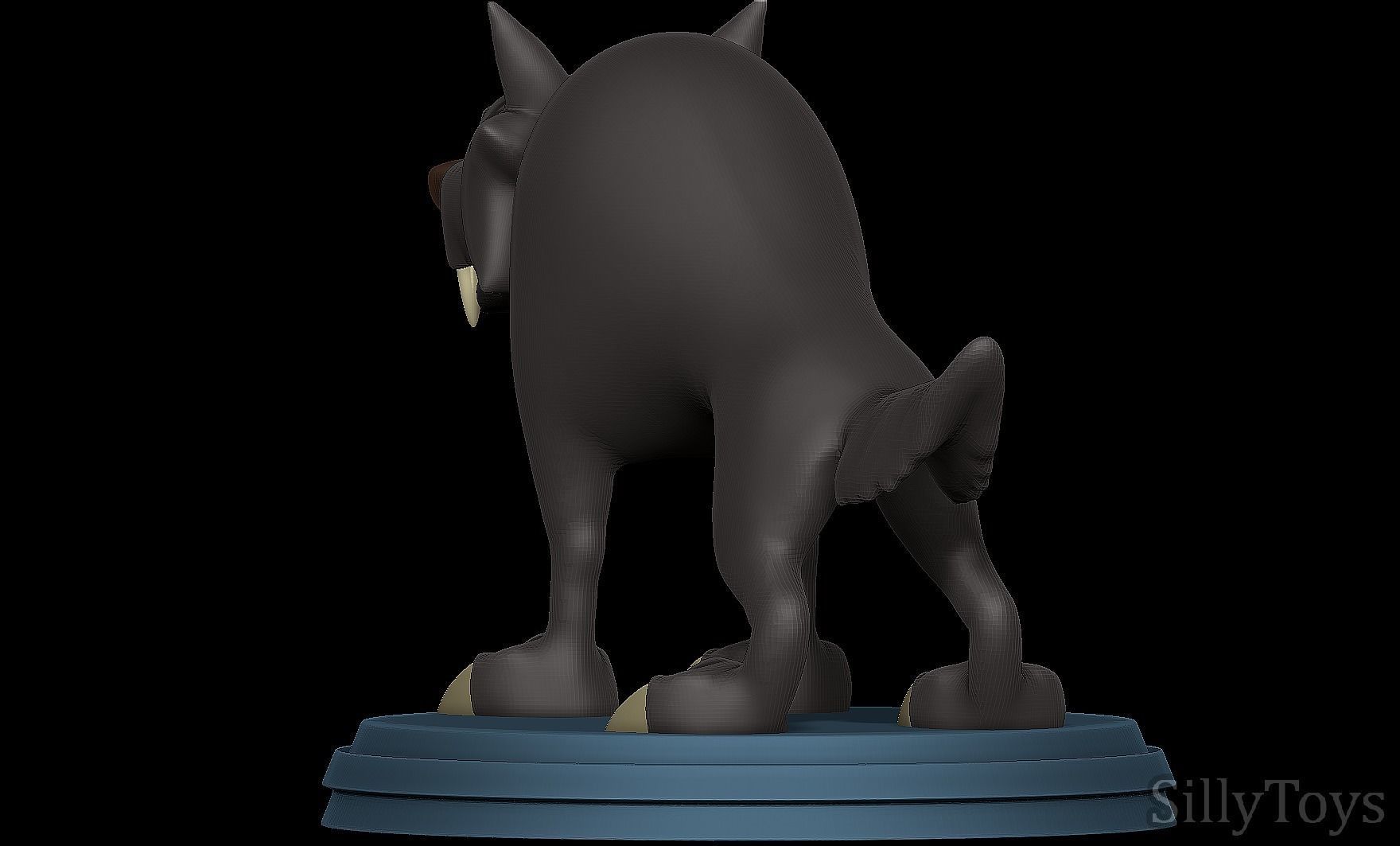 Black Wolf -  Niko and the Way to the Stars 3D print model_2