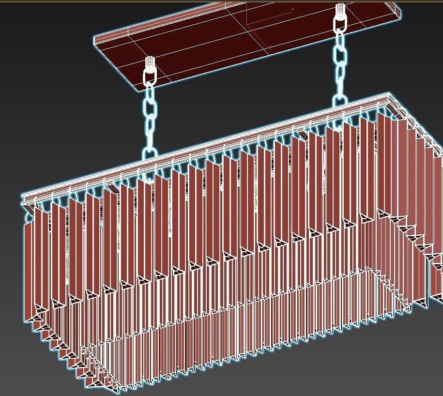lustre de cristal 3D model_3