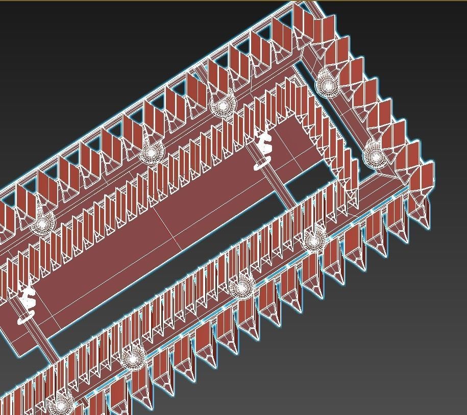 lustre de cristal 3D model_5