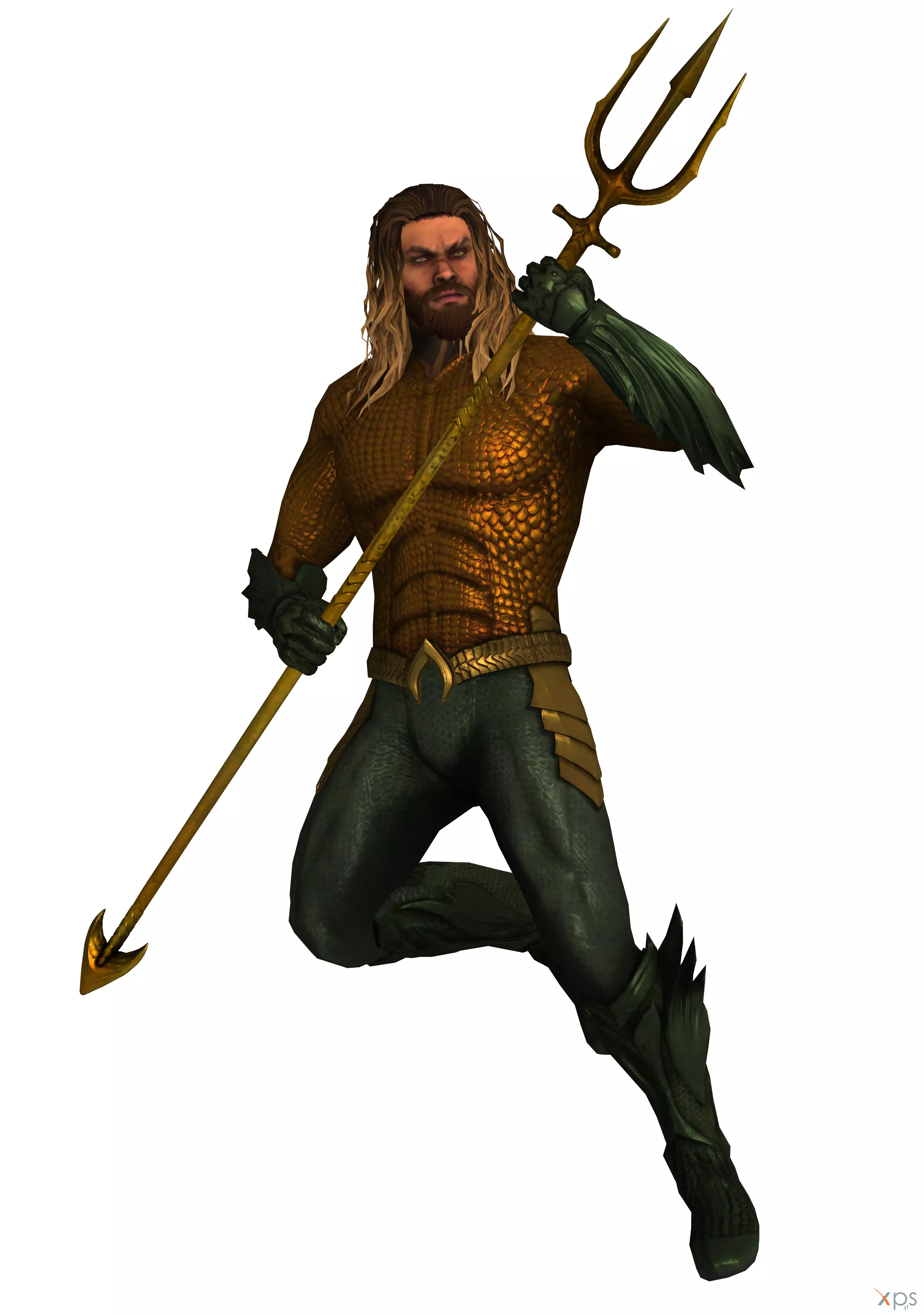 Aquaman dc comics 3D model_0