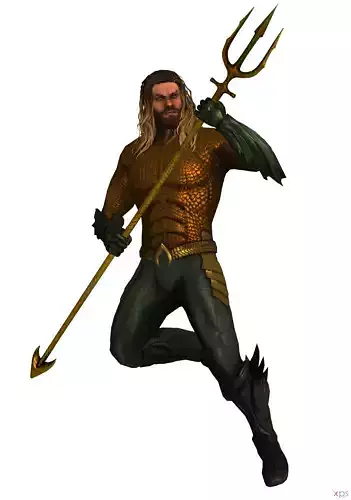 Aquaman dc comics 3D model