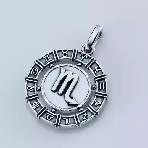 Pendant zodiac Scorpio