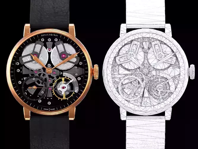 Watch 16 Low-poly Low-poly 3D model