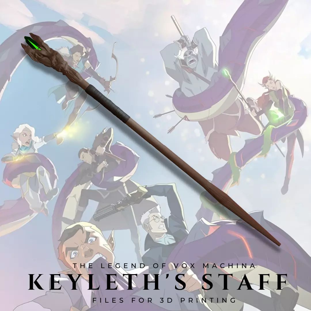 Keyleth Staff from The Legend of Vox Machina 3D print model_0