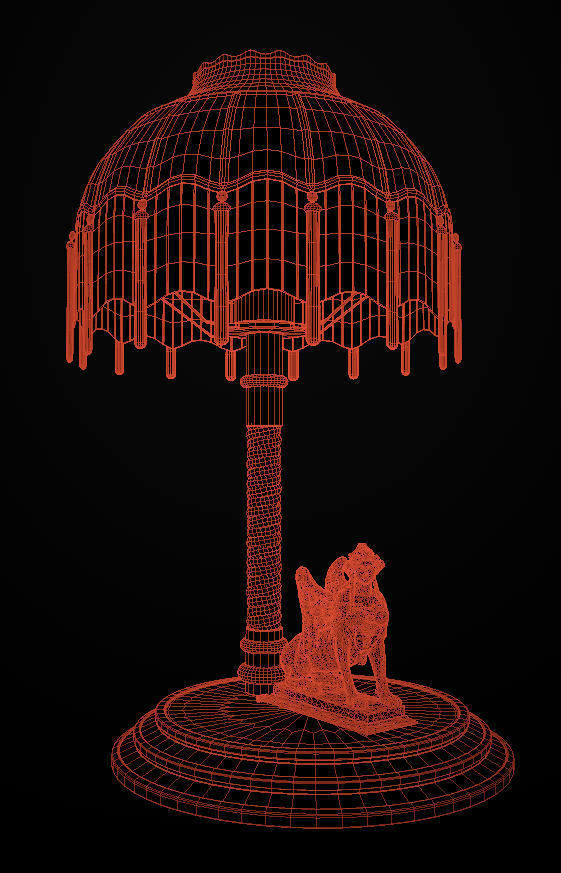 Desk lamp  Vol-1 3D model_6