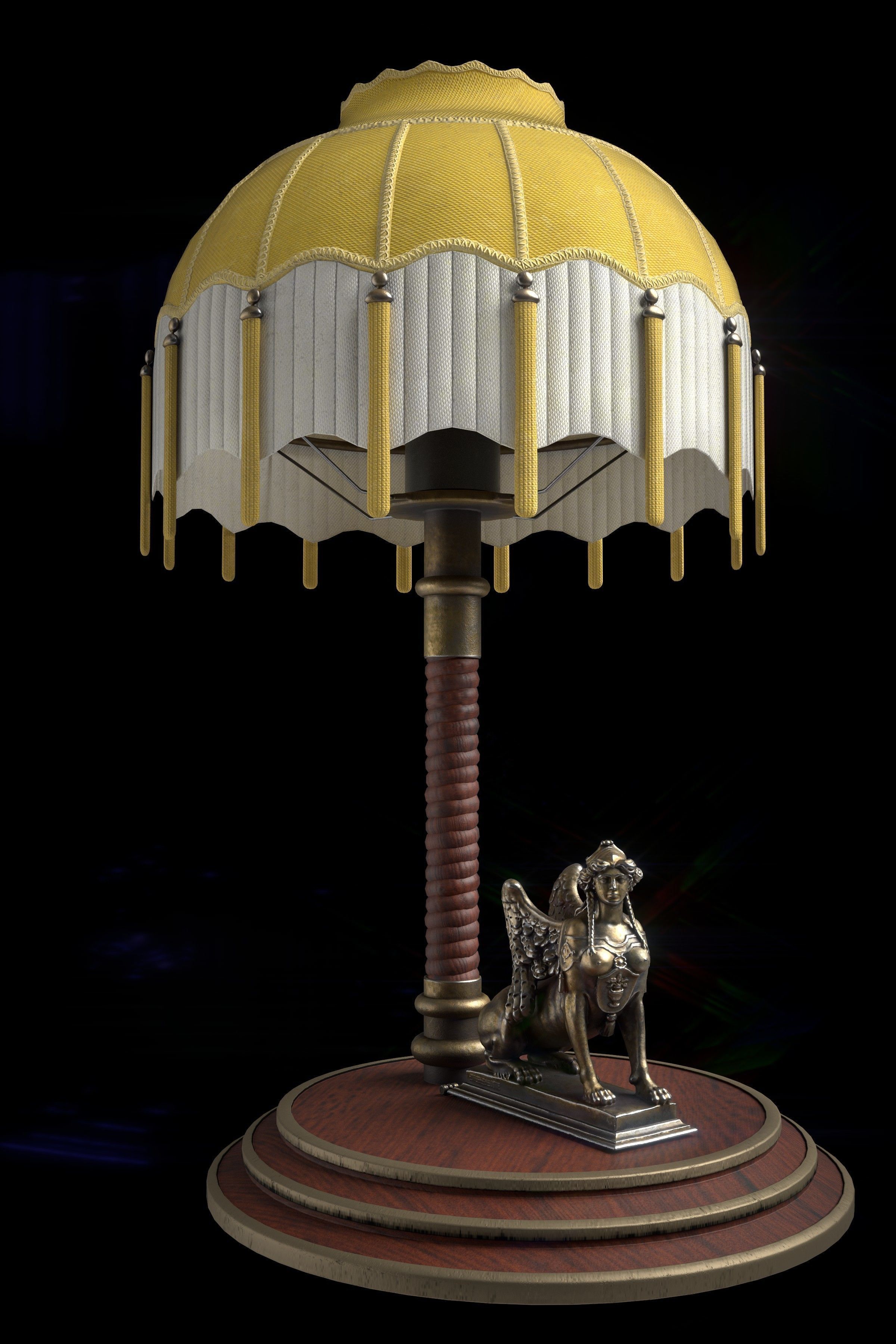 Desk lamp  Vol-1 3D model_1