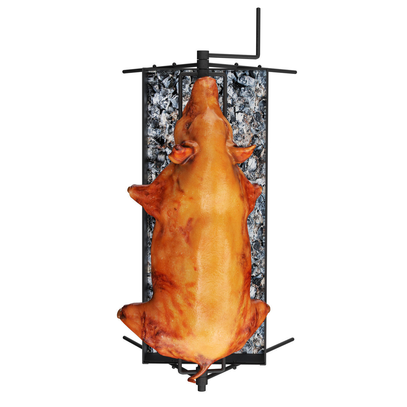 Pig on a skewer 3D model_3