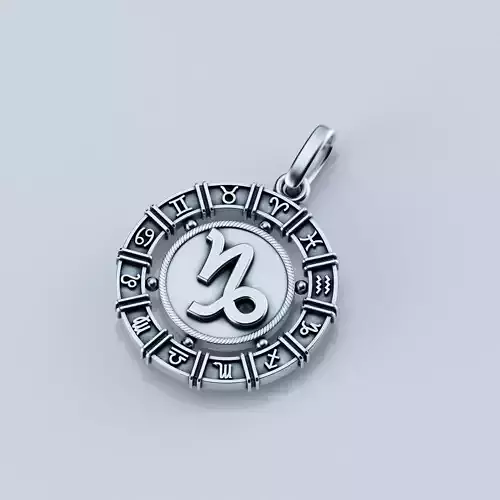 Pendant zodiac Capricorn