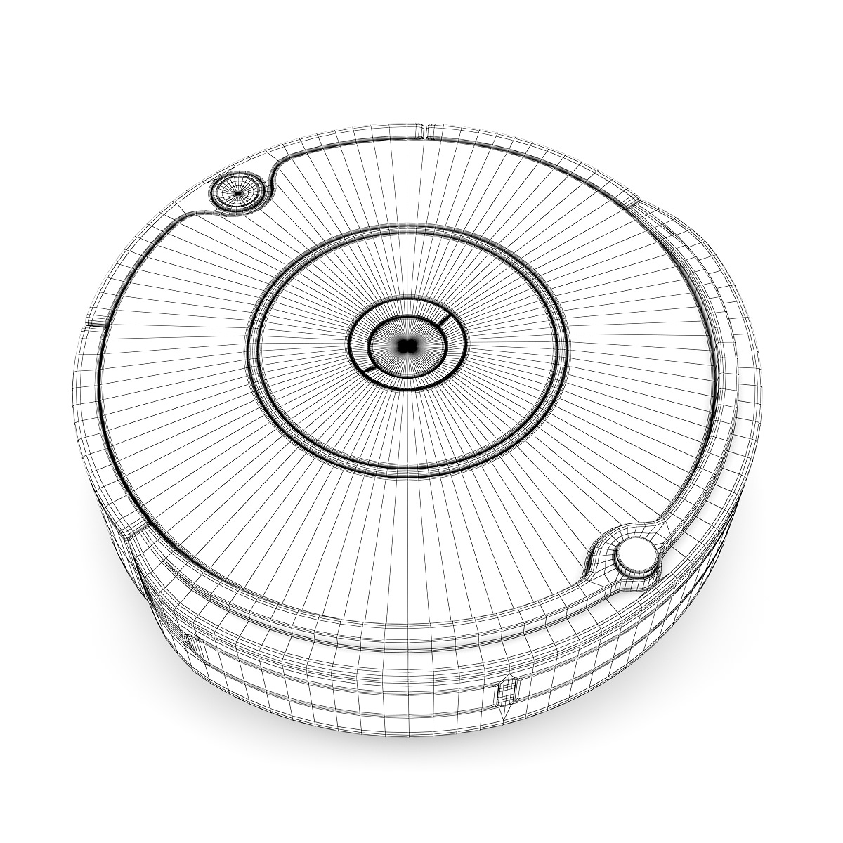 Automatic Vaccum Cleaner 3D model_2