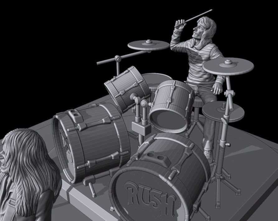 Alex Lifeson - Rush 3D printing 3D print model_13