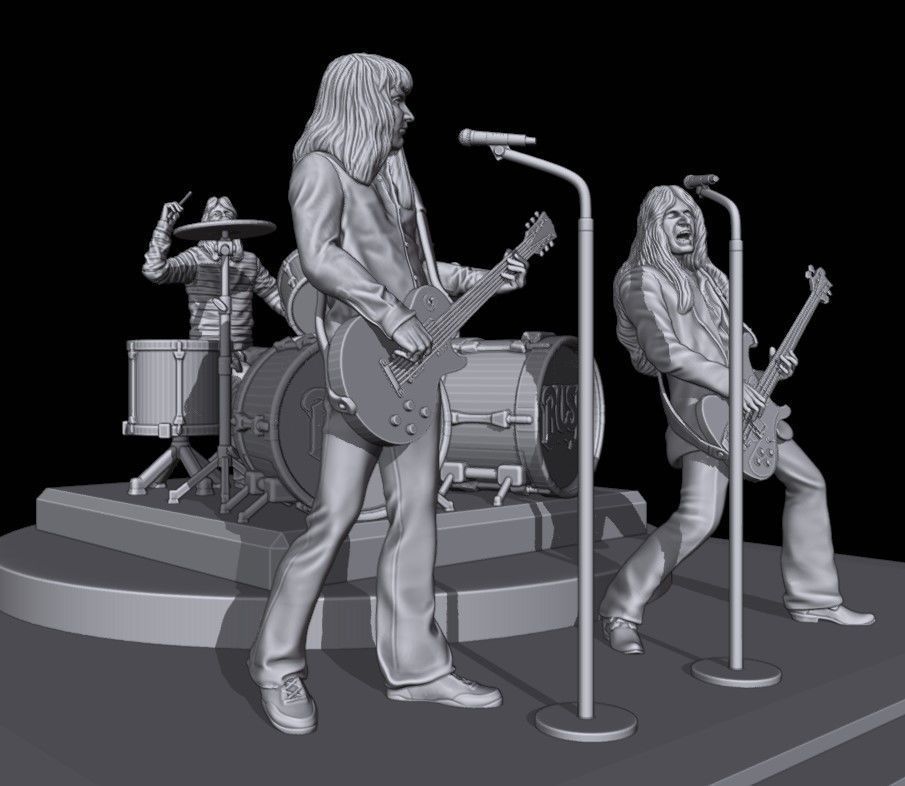 Alex Lifeson - Rush 3D printing 3D print model_3