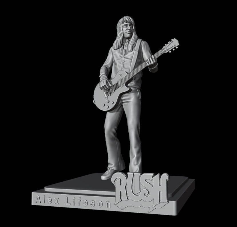 Alex Lifeson - Rush 3D printing 3D print model_18