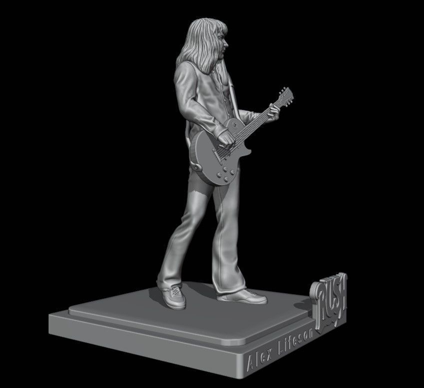 Alex Lifeson - Rush 3D printing 3D print model_6