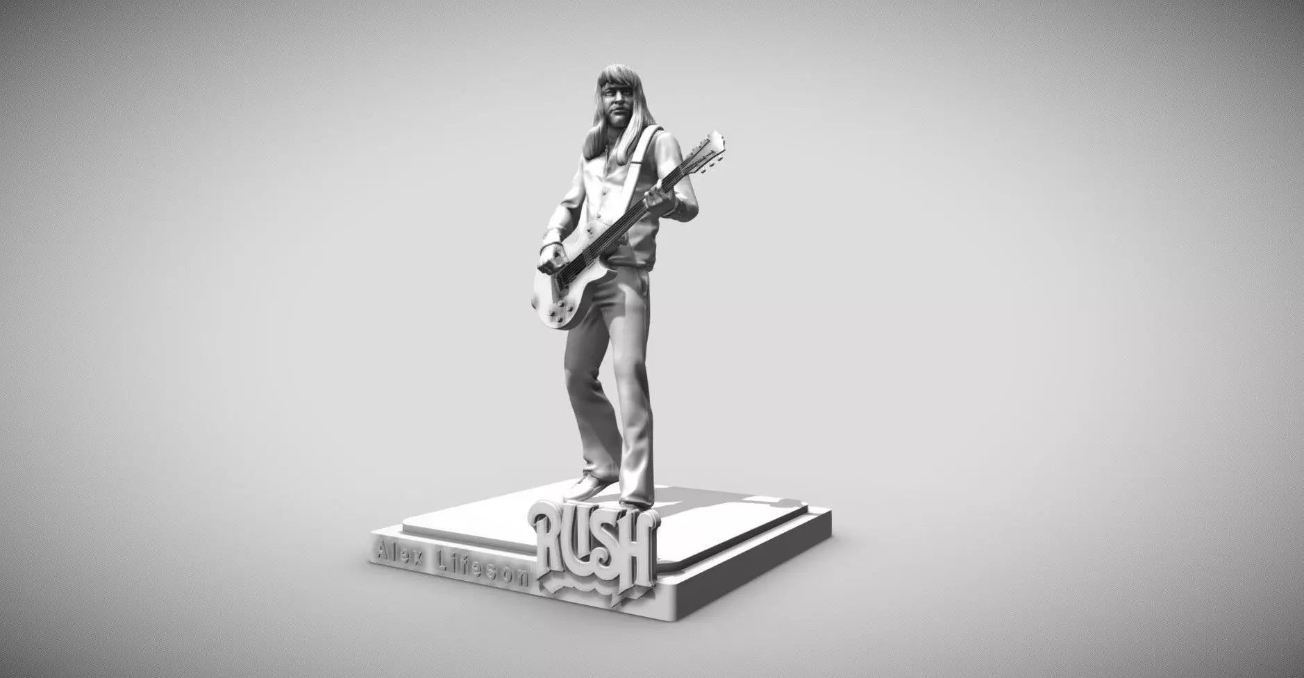 Alex Lifeson - Rush 3D printing 3D print model_0