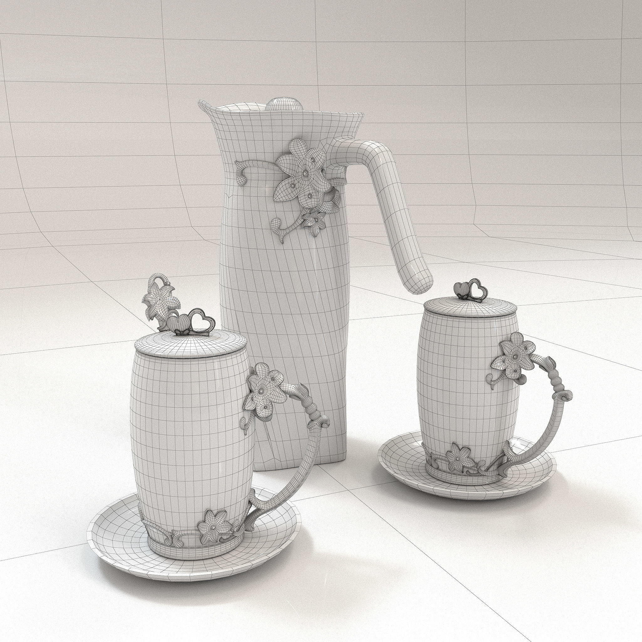 Handmade tea set collection _15