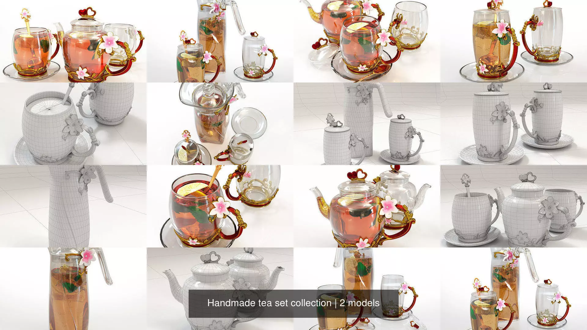 Handmade tea set collection _0